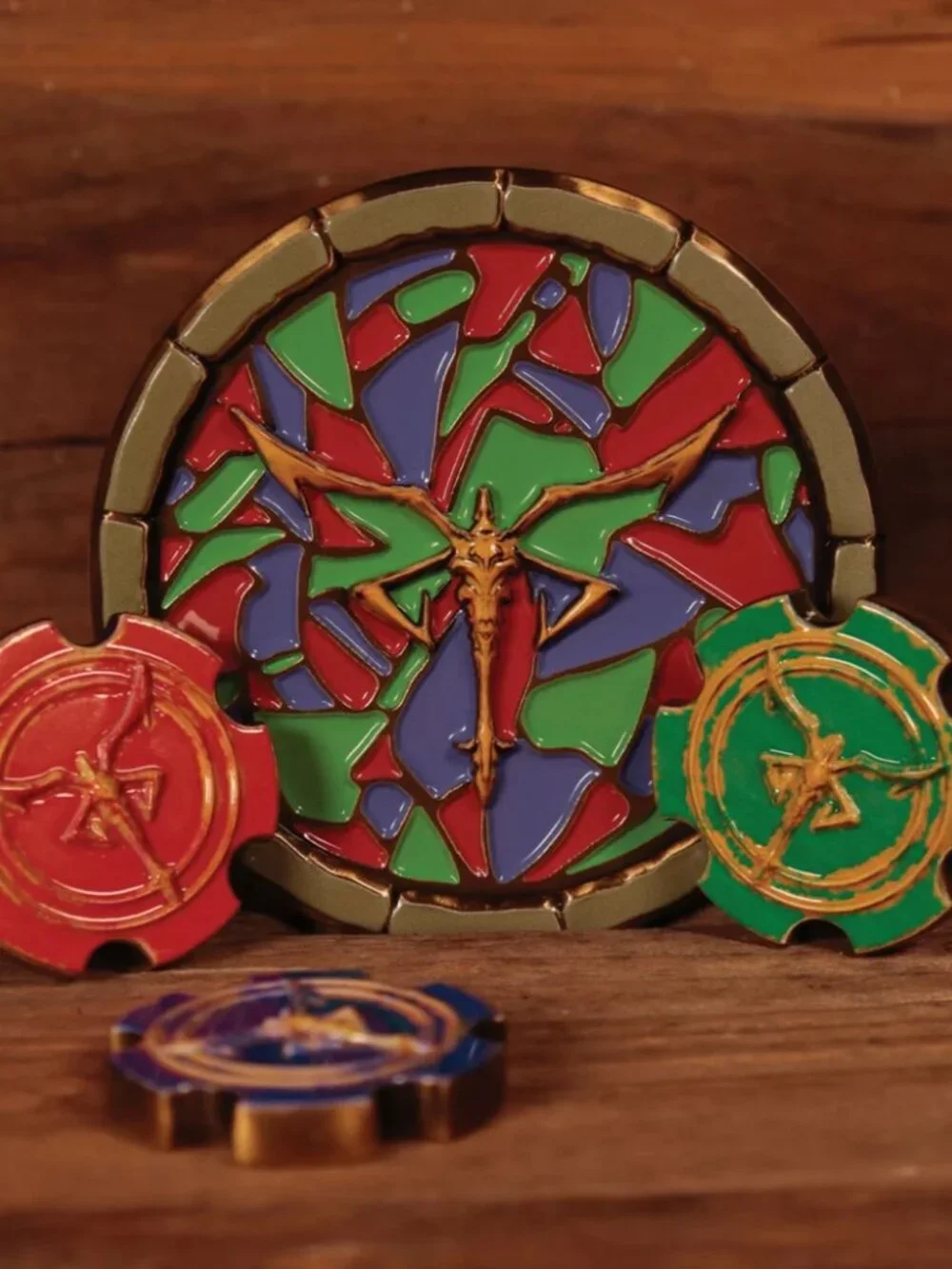 Resident Evil 4 Church Puzzle Medallions Set Of 4 Limited Edition Official Props
